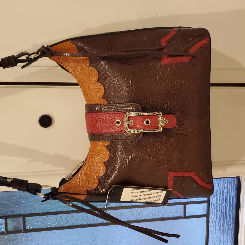 MARC  The bag is very beautiful     Elegant Embossed Shoulder Bag